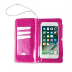 Celly vodootporna futrola za mobilne telefone u pink boji ( SPLASHWALL18PK ) - Img 1