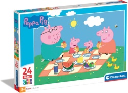 Clementoni puzzle 24 maxi peppa prase ( CL24028 ) -1