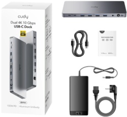 Cudy CS700 13-IN-1 10Gbps USB-C Dual 4K Docking Station | 150W PSU-7
