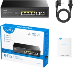 Cudy GS1006P 6-Port Gigabit PoE+ Switch