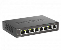 D-Link LAN Switch DGS-1008P/E 10/100/1000 8port -4Poe - Img 2