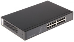 Dahua switch PFS3016-16GT 16-Port 10/100/1000M switch, 16x Gbit RJ45 port, rackmount (Alt. GS1016) - Img 1