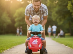 Dečija guralica Princess 467 crvena