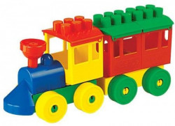Dečija igračka kocke za slaganje - Vozić 1 vagon 22x6x10cm ( 036698 ) - Img 2