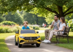 Dečiji auto na akumulator Mercedes EQA 250 model 290 žuti