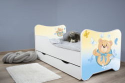 Dečiji krevet 160x80 cm happy kitty+fioka SMALL TEDDY ( 7449 ) - Img 1