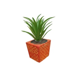 Dekordom cvet u saksiji - succulent cube 654 - n44 ( 024277 )-2