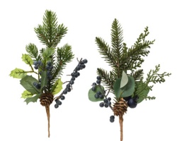 Dekordom dekoracija - pick 24cm 681268 - green - kmg ( 045691 )