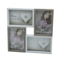 Dekordom Foto ram nardo hw023 4/1 10x15 - white/wood - n25 ( 023361 )