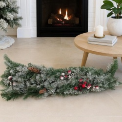 Dekordom girlanda windham frosted - 270cm ( 044236 )