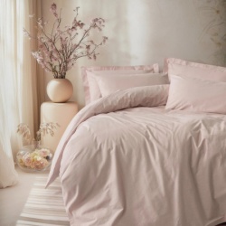 Dekordom posteljina cb ranforce double - plain line - pudra ( 044293 )