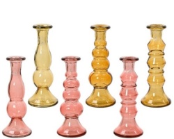Dekordom Svećnjak recycled glass 22cm 649097 - kmg ( 041191 )