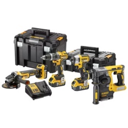 DeWalt DCK422P3T set akumulatorskih alata, 18V XR, sa 3x5Ah baterije i punjačem, u TSTAK koferima ( DCK422P3T )