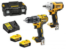 DeWalt set akumulatorskog alata, aku bušilica DCD791 + aku udarni odvrtač DCF894, 18V 2x5.0Ah ( DCK2077P2T ) - Img 1