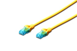 Digitus DK-1512-100/Y patchcord kabl 5e U/UTP CCA 10m žuti ( DG029 )
