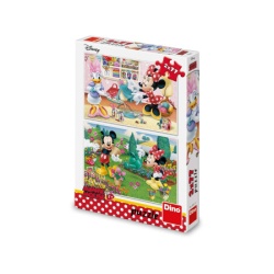 Dino vrednica mini, puzzle set 2x77 delova ( 11015 )
