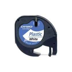 Dymo traka letratag bela plasticna 12x4m ( dy72166 )