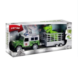 Džip sa dinosaurusom u prikolici sa zvukom i svetlom ( 195716 )