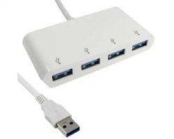 E-Green 3.0 White USB HUB 4 port