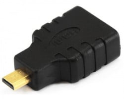 E-GREEN Adapter Micro HDMI (M) - HDMI (F) crni - Img 2