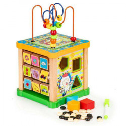 Eco toys drvena edukativna kocka mula sorter ( HM015473 ) - Img 1