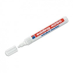 Edding marker za staklo chalk E-4095 2-3mm bela ( 08M4095A ) - Img 1