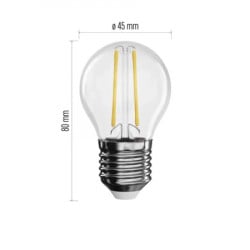 Emos sijalice Led sijalica filament mini globe 1,8w e27 ww zf1100 ( 3211 ) - Img 1