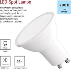 Emos zl8f54  Led sijalica basic mr16 10w(72w) 1000lm gu10 cw ( 3782 )-4