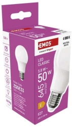 Emos zq5e33 Led sijalica classic a60 5,8w(50w) 645lm e27 nw ( 3607 )