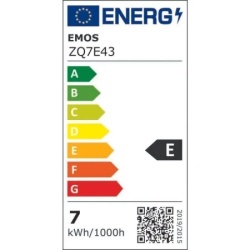 Emos zq7e43 Led sijalica classic r63 7w(60w) 806lm e27 nw ( 3579 )-2