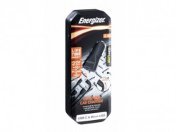 Energizer Hardcase Car Charger 2USB+ 2 Cables (Micro+USB-C) Black LifeTime garancija ( DC2BLCMM ) - Img 2