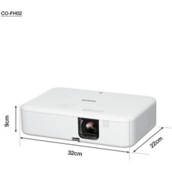 Epson CO-FH02 Full-HD, 3LCD, 3000 lumen, 5W speaker, HDMI, USB, WiFi, android TV projektor ( V11HA85040 ) -5