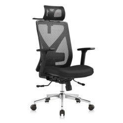 Ergo office plus - Radna anatomska stolica V2 - Crna-1