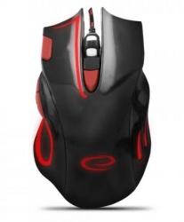 Esperanza egm401kr zicni mis za gamers 7d opt. usb mx401 hawk crno-crveni