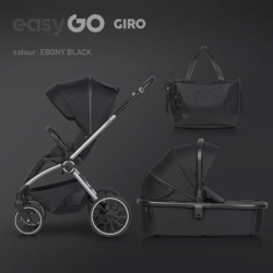 Eurocart easy go giro ebony black kolica za bebe 2u1 ( W/EA/GIRO/EB )