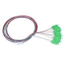 Extralink pigtails set sc/apc sm g.657a1 12pcs 12-colors ( el081 )