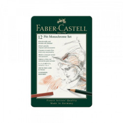 Faber Castell pitt monochrome set za crtanje 1/12 112975 ( C919 ) - Img 1