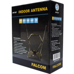 Falcom antena sobna sa pojačalom, UHF/VHF, crna - ANT-207 - Img 2