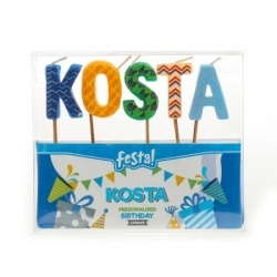 Festa natalis rođendanska svećica - odaberite ime kosta ( 724163 )