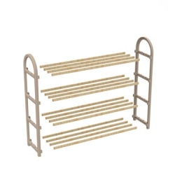 Fixwood FIX-2040 Cipelrarnik drveni sa 4 police