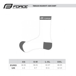 Force čarape long pro, crno-sive l-xl/42-46 ( 90090525 ) - Img 2