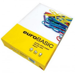 Fotokopir papir A4/80g m2/500 Lista za laser, inkjet i fotokopir masine Ris papira euroBASIC