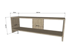 Futrix Tv komoda Evi 23  Sivi hrast  ( 30759 ) -2