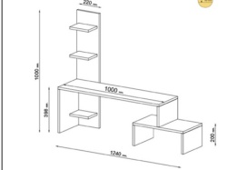 Futrix Tv komoda Zumbul belo - hrast ( 34318 ) -2