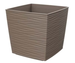 Gardino-saksija finesa kvadrat 30x30x29h moka ( 34480 )