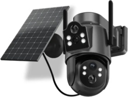 Gembird CAM-IP4MP-TQ7 GMB kamera 4MP(2mp+2mp) H.265 EU Solar Camera, 2 Inch, ICSEE App, 2.8mm, IP66-2