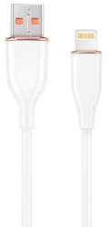  Gembird cc-usb2s-am8pm-1.5m-w Premium silicon 8-pin cable charging and data cable, 1.5 m, white-2