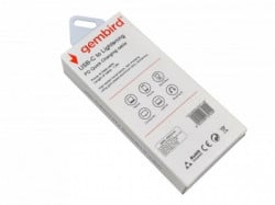 Gembird CCP-AMCM-LIGHT-1.8M USB 2.0 Type-C to iPhone Lightening 8-pin cable, QC3.0, 1.8m WHITE 271 - Img 2