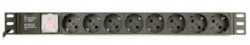 Gembird EG-PDU-014 produzni kabl sa zastitom 8 uticnica 16A, PDU 1U, aluminium sa zastitom, 3m - Img 2