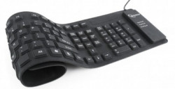 Gembird fleksibilna tastatura US layot USB+microUSB OTF adapter KB-109F-B - Img 2